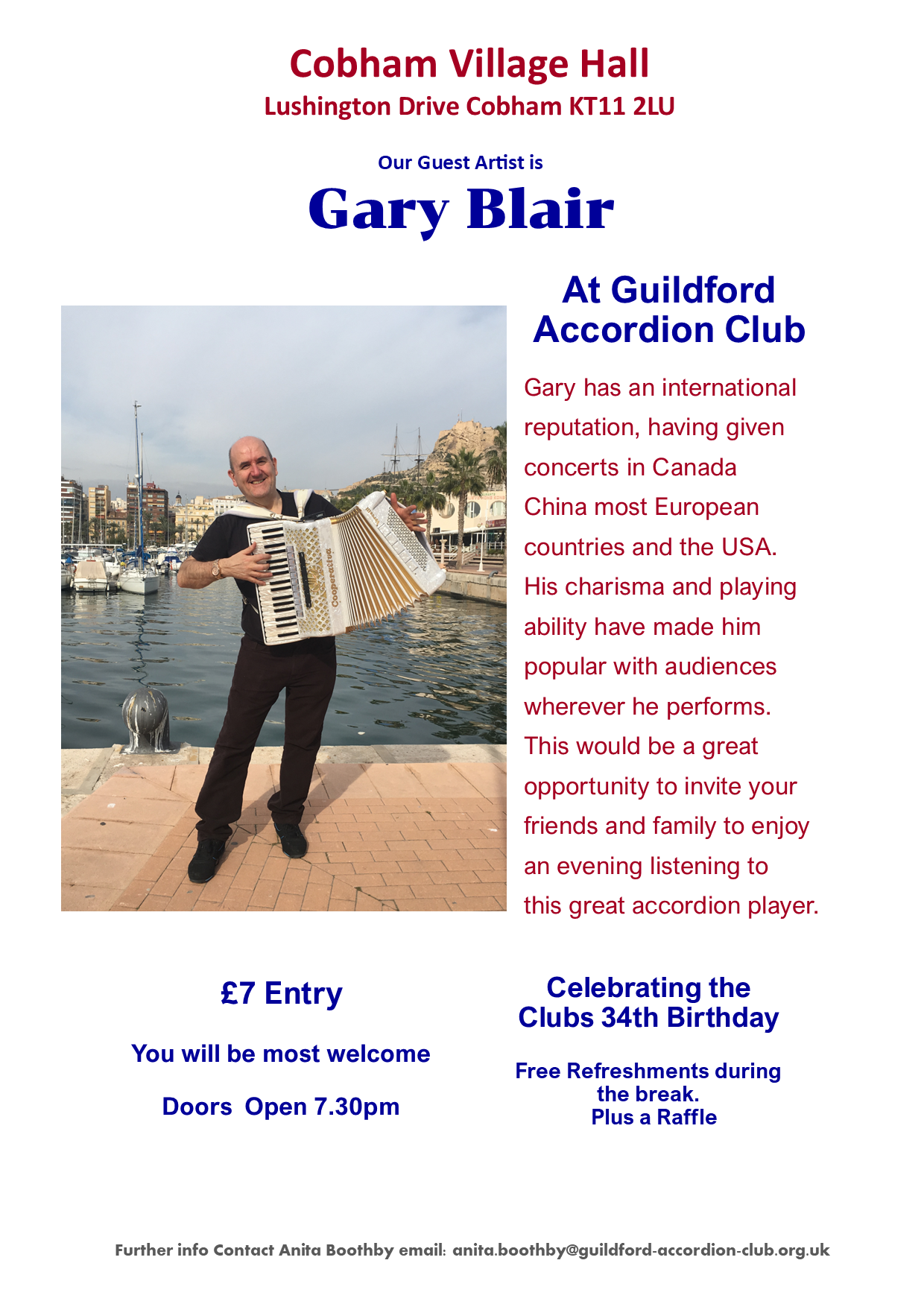 Meetings Guildford Accordion Club